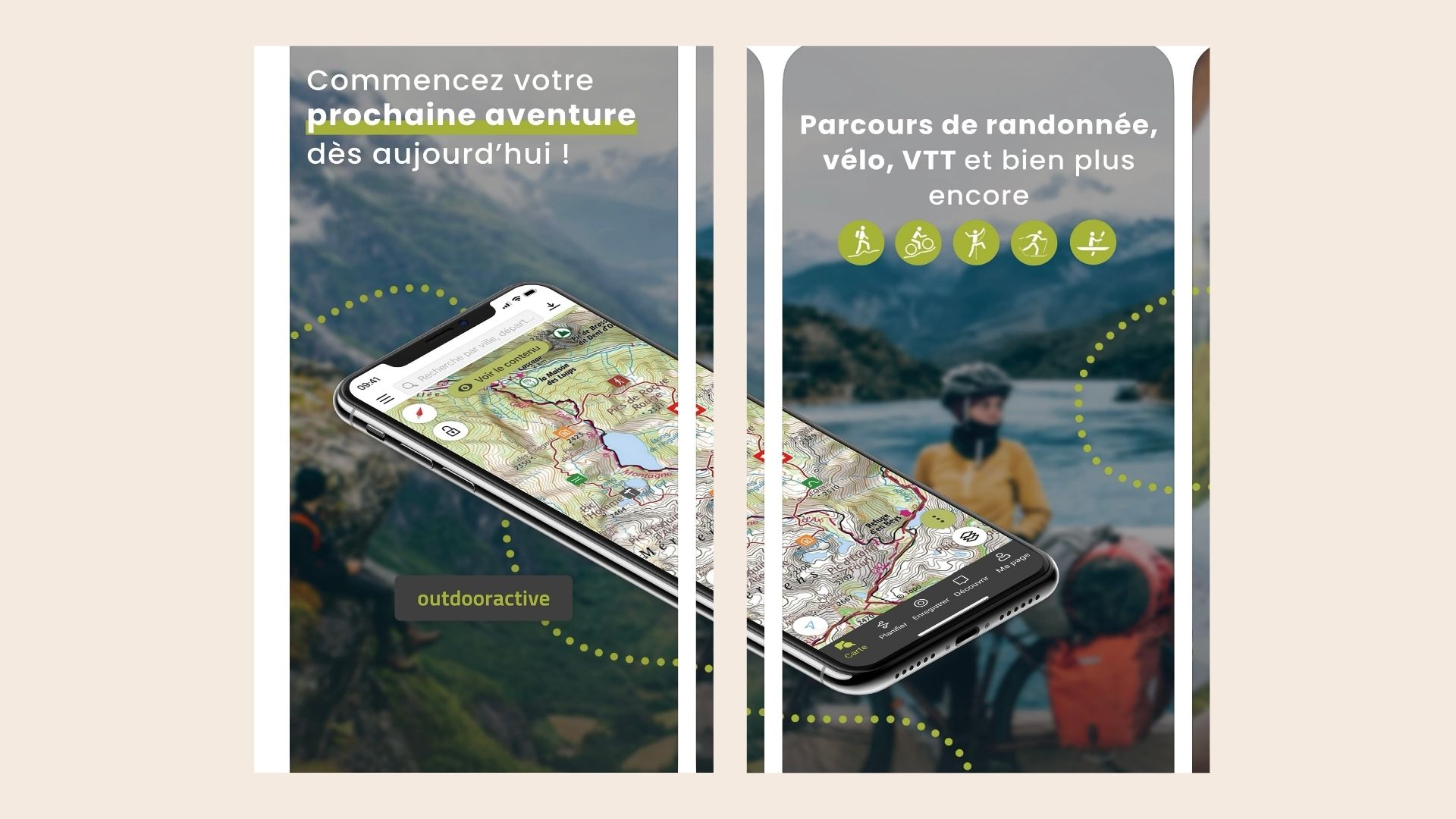 Application de randonnée Outdooractive