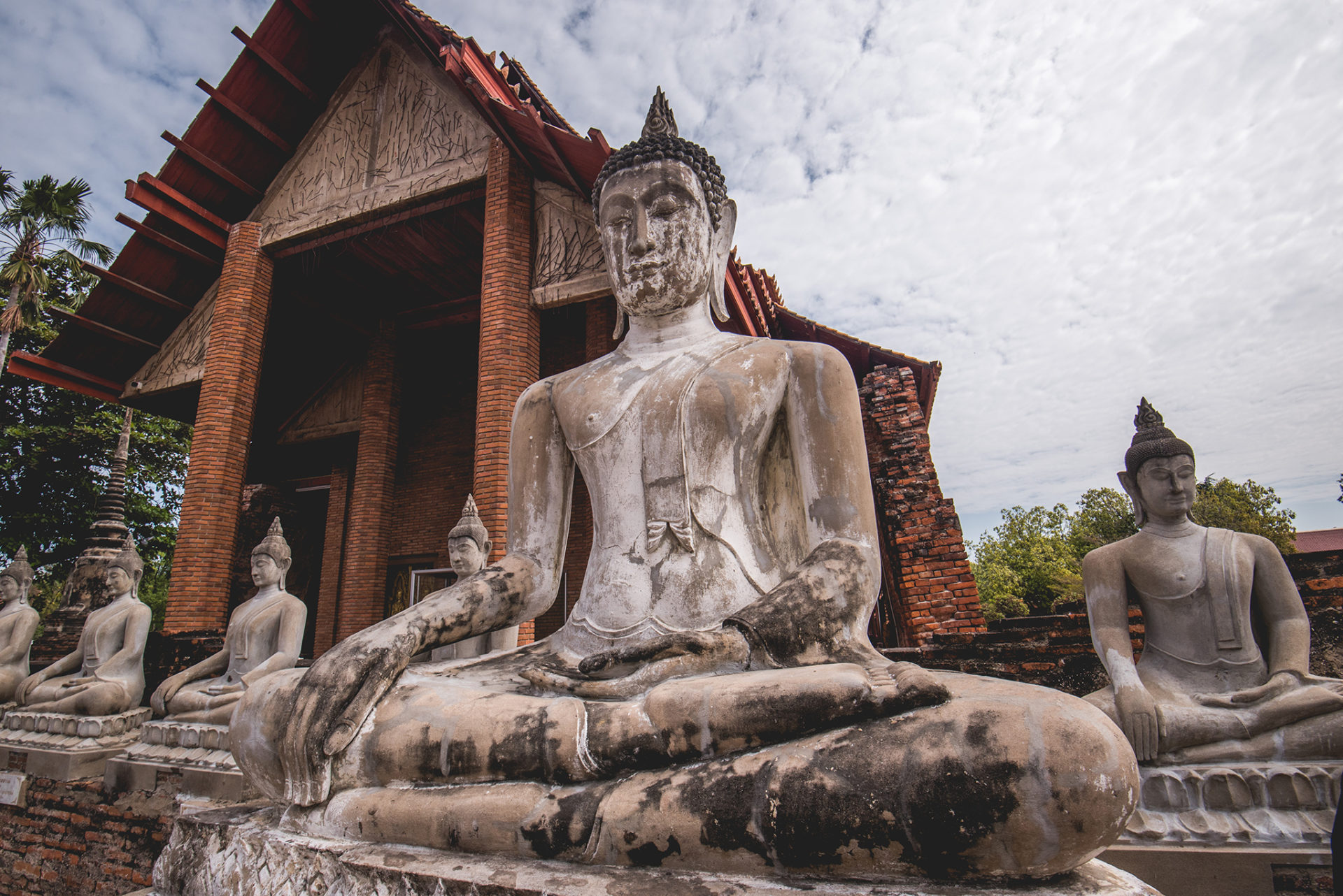 Statues du Bouddha à Aytutthaya