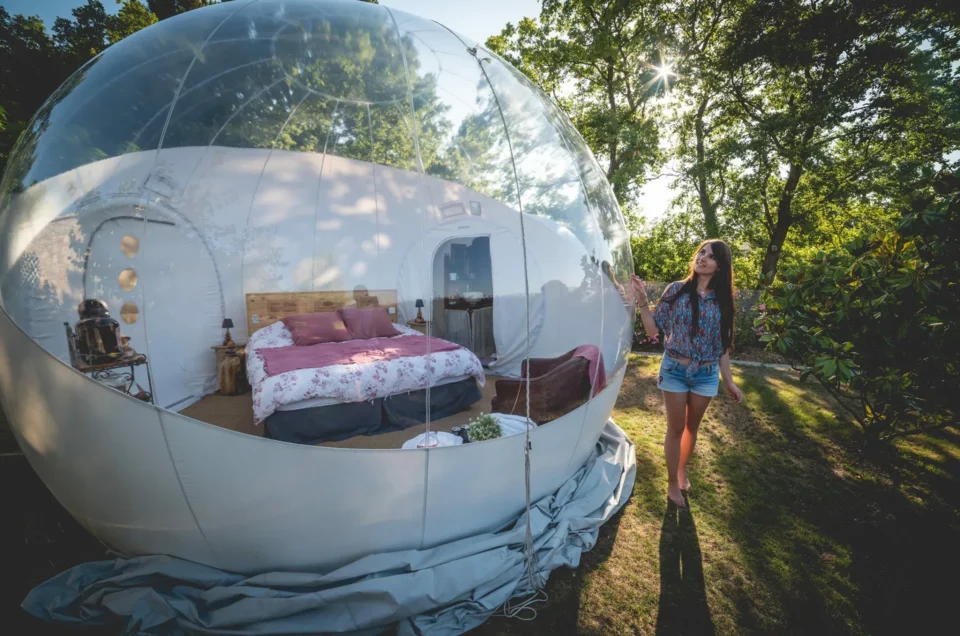 Dormir dans une bulle, une expérience insolite