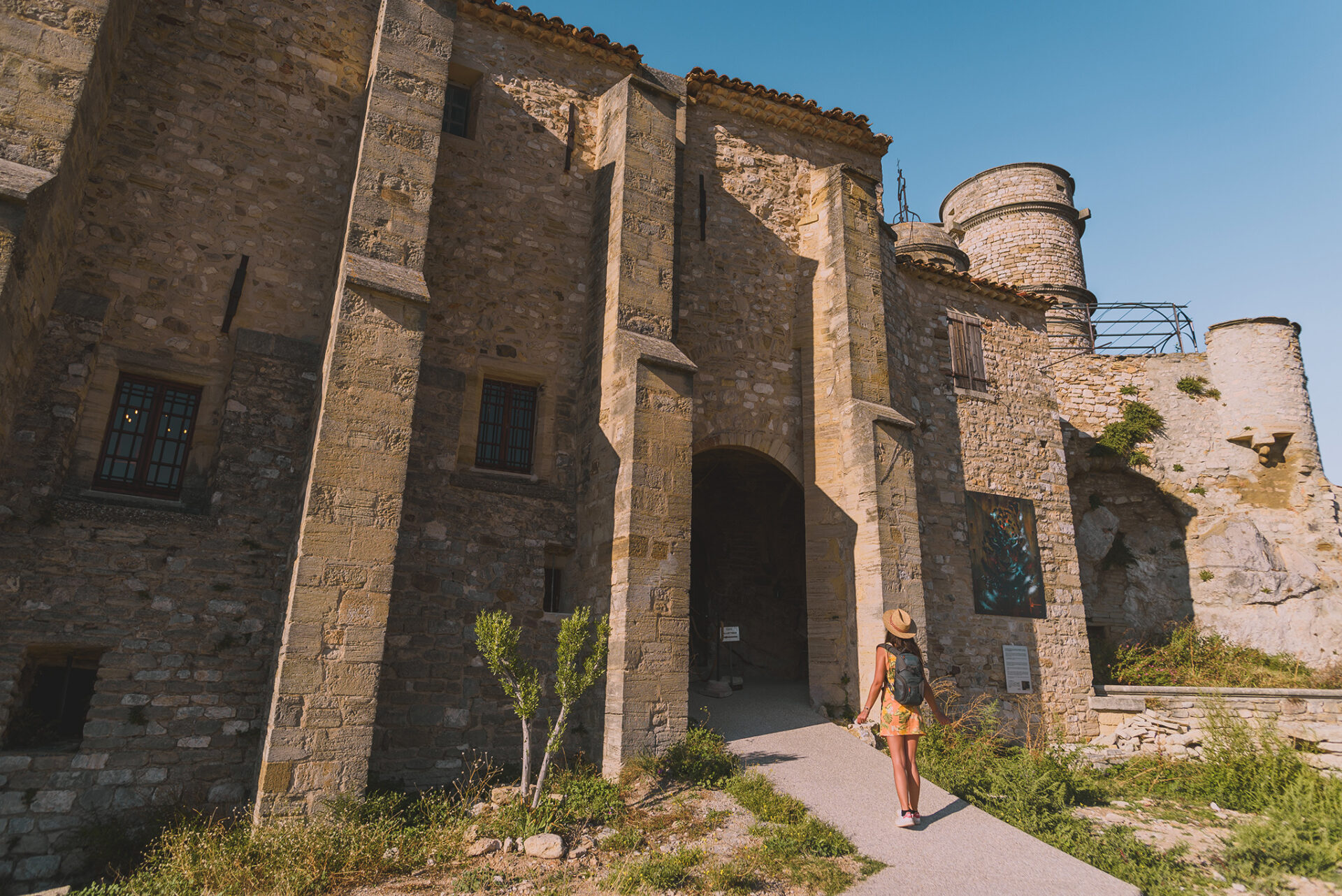 Visiter le château du Barroux