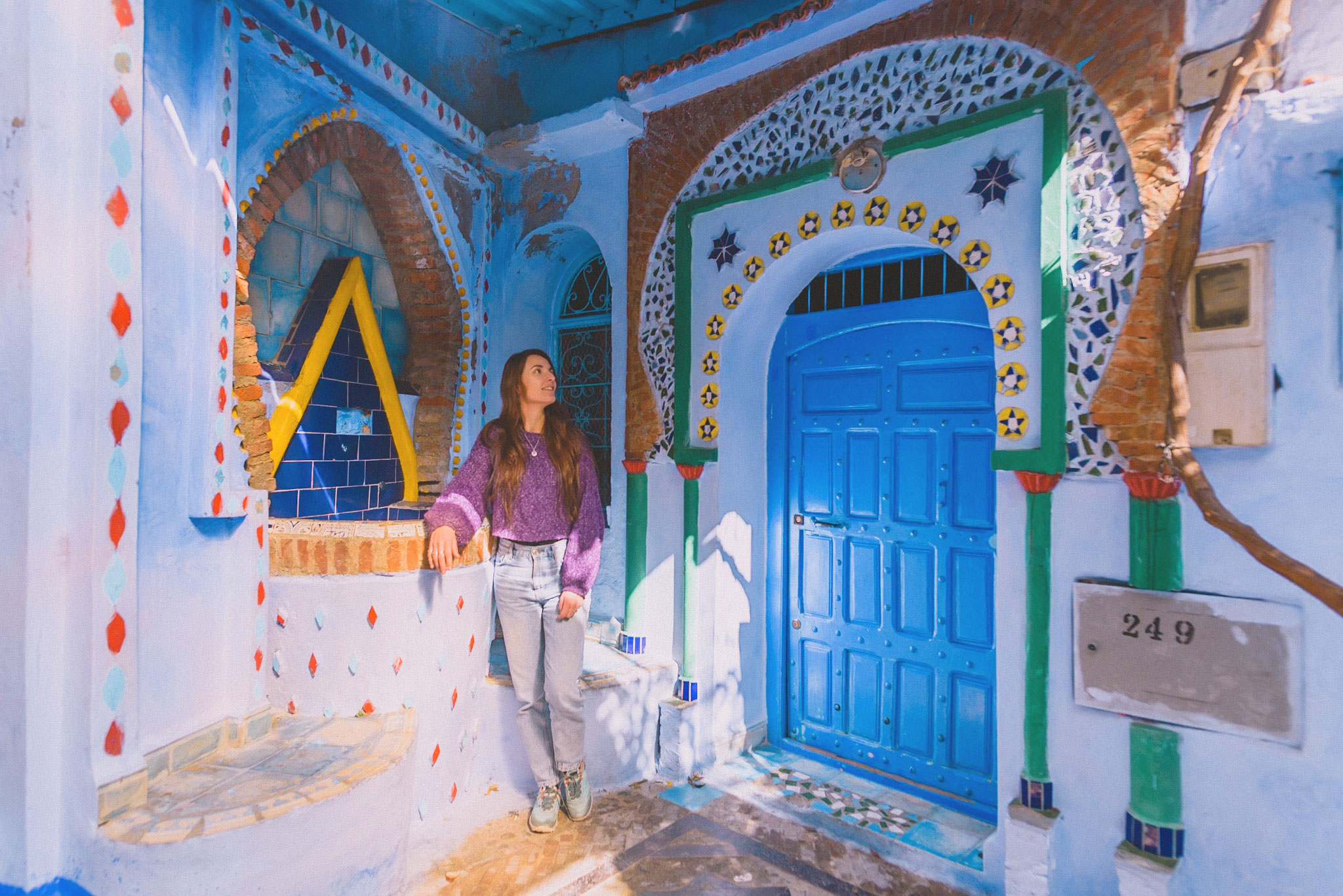 Rues de la ville bleue de Chefchaouen