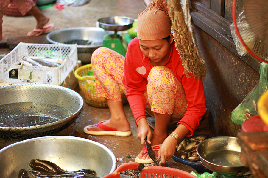 Marché de Kampot