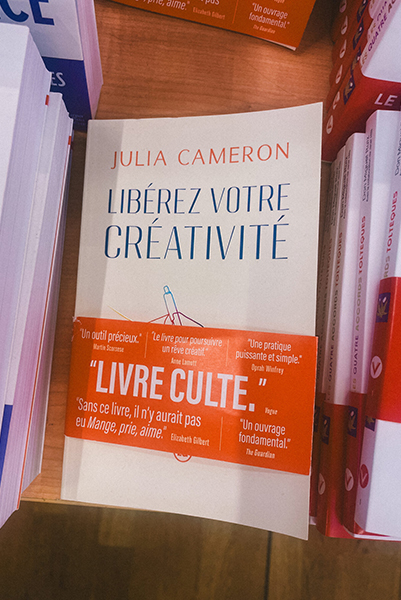 Livre "libérez votre créativité" de Julia Cameron