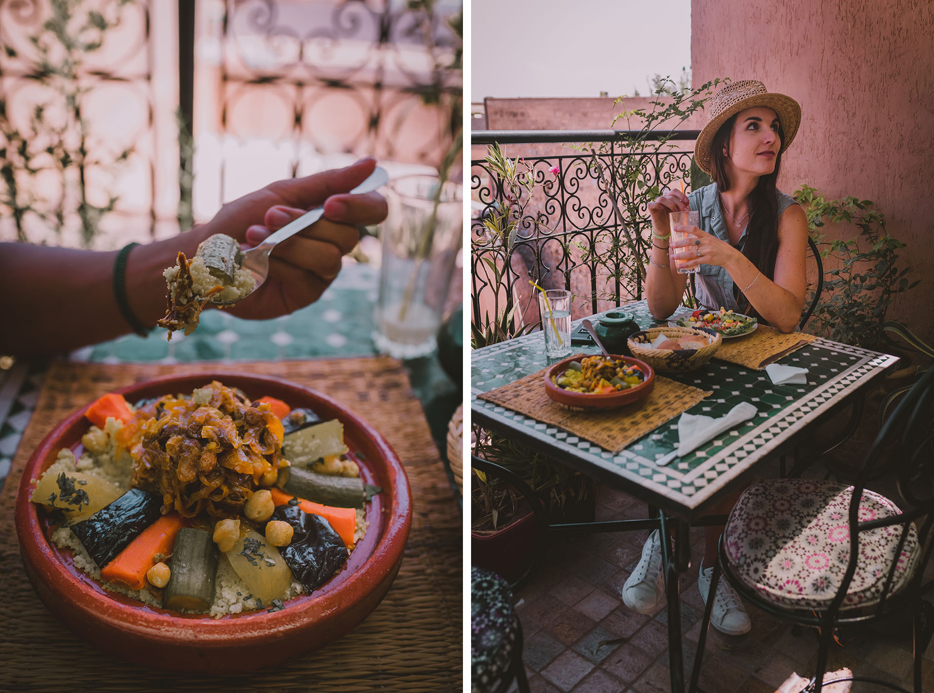 Manger couscous à Marrakech