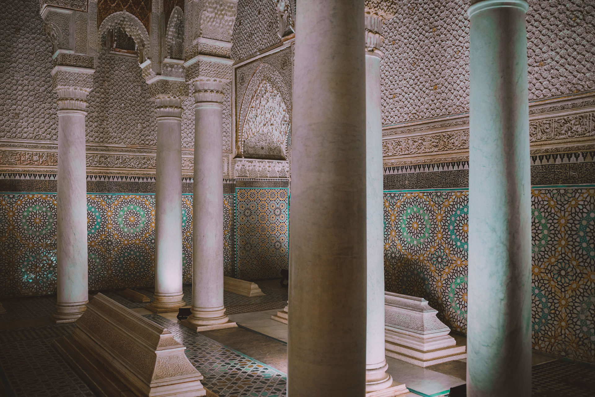 Marrakech tombeaux saadiens