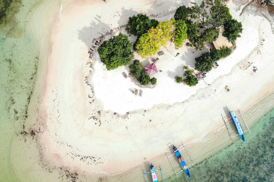 Gili trawangan près de Lombok en Indonésie