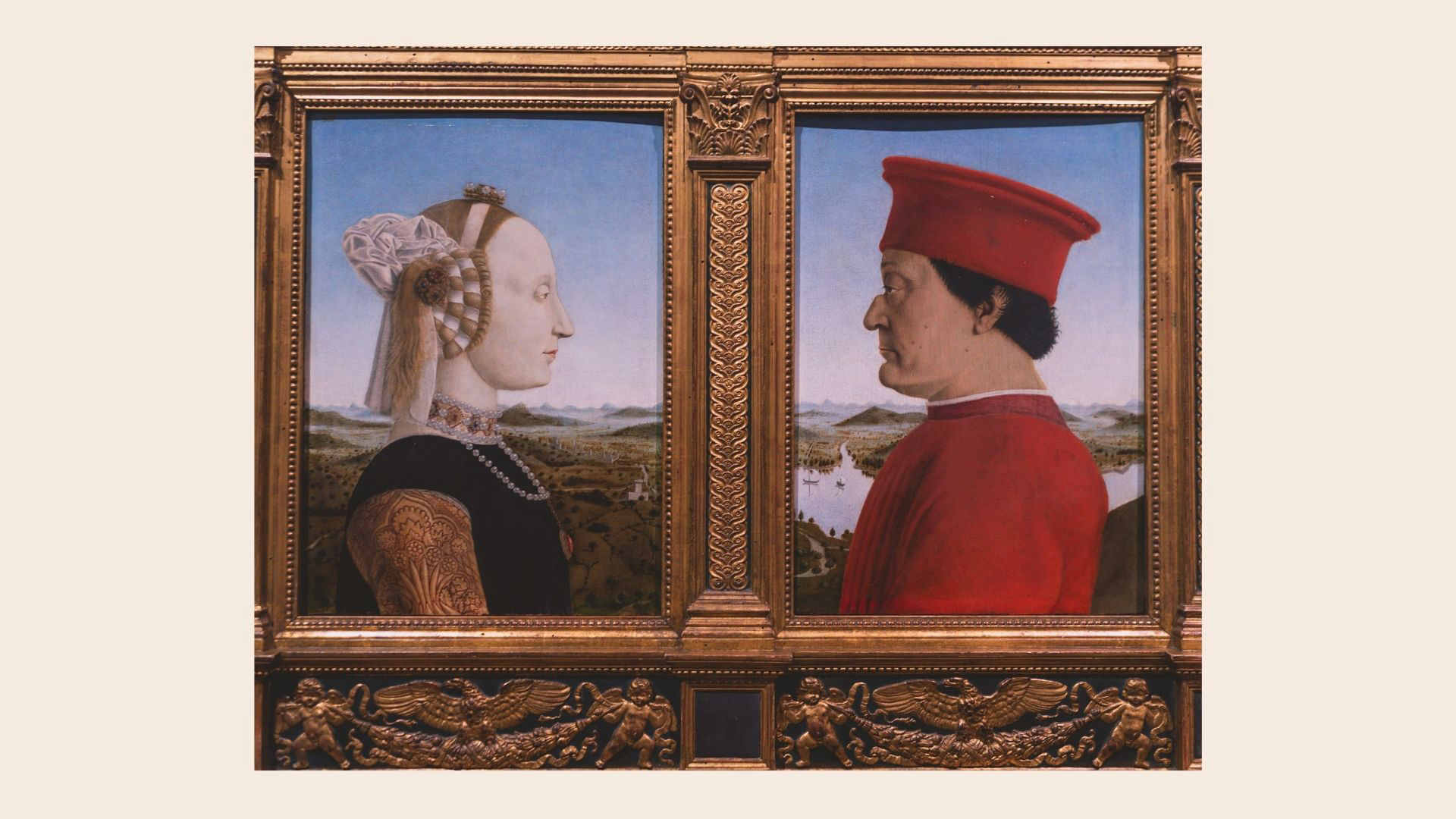Double portrait des ducs d’Urbino