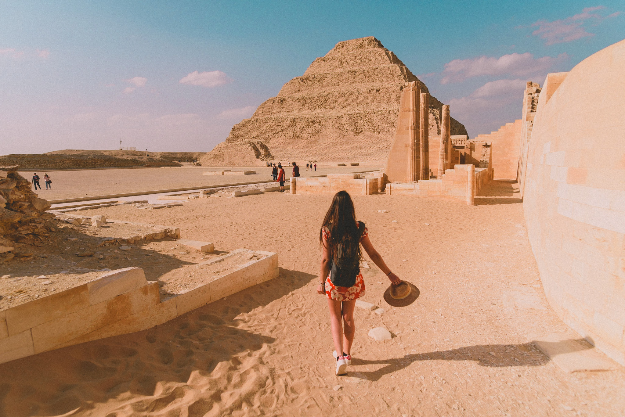 Complexe de Saqqarah et sa pyramide à degrés